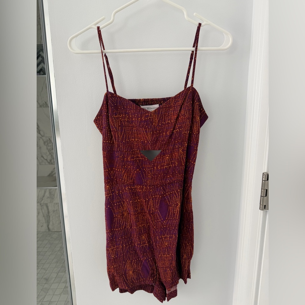 BCBGeneration Geometric Romper